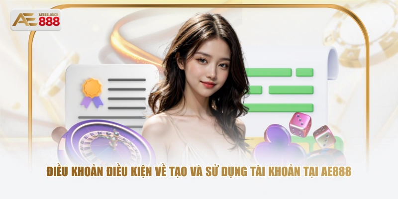 Điều khoản điều kiện về tạo và sử dụng tài khoản tại AE888